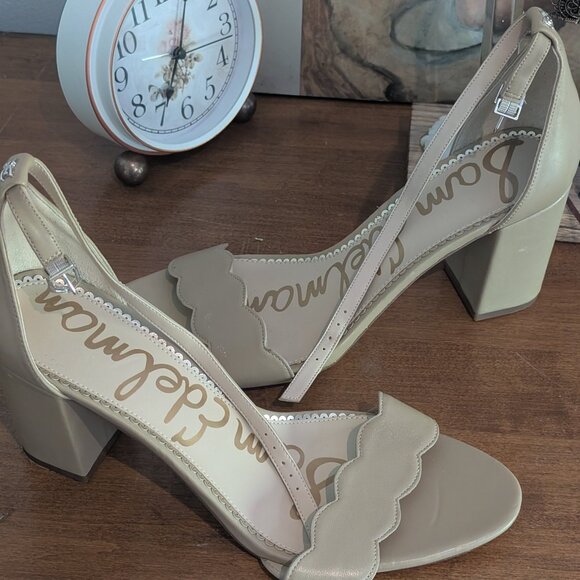 Sam Edelman Chunky Heeled Sandals in Tan - Size 12 - Picture 1 of 8